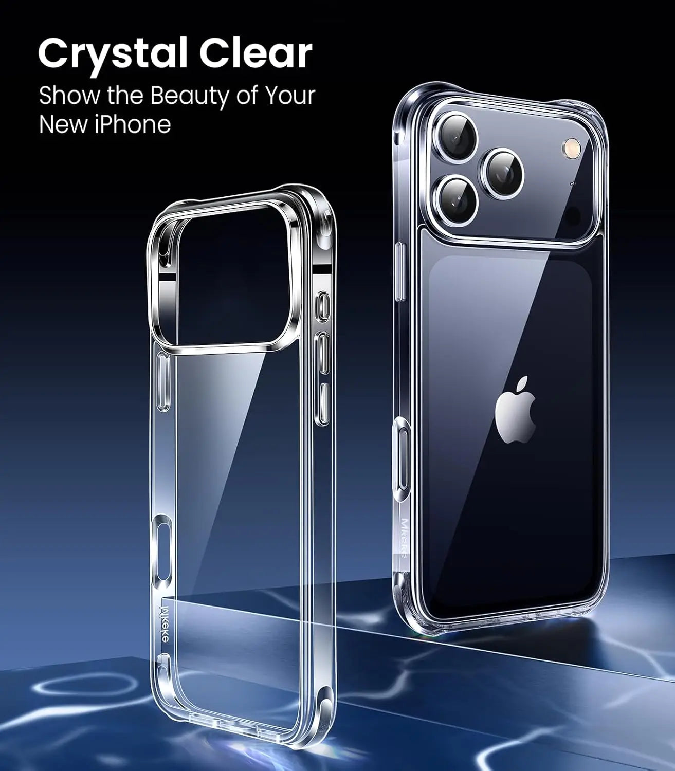 iPhone 17 Pro & Pro Max Clear Case – Drop Protection, Anti-Yellow, Shockproof Bumper