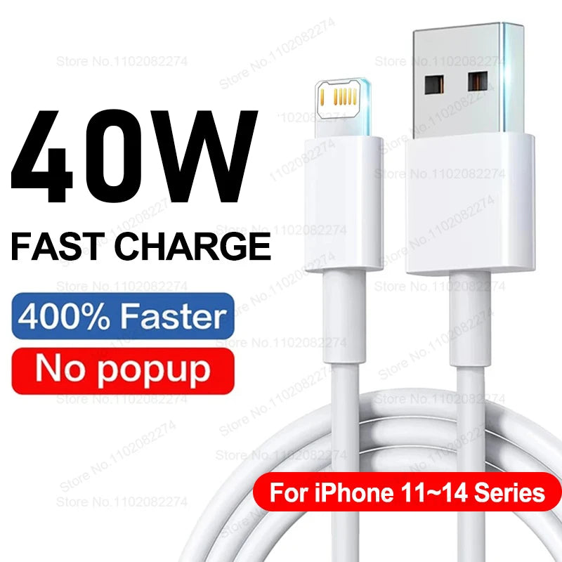 40W Fast Charging USB-C Cable – iPhone 15, 16 & USB-C Compatible | 0.25m, 1m, 2m