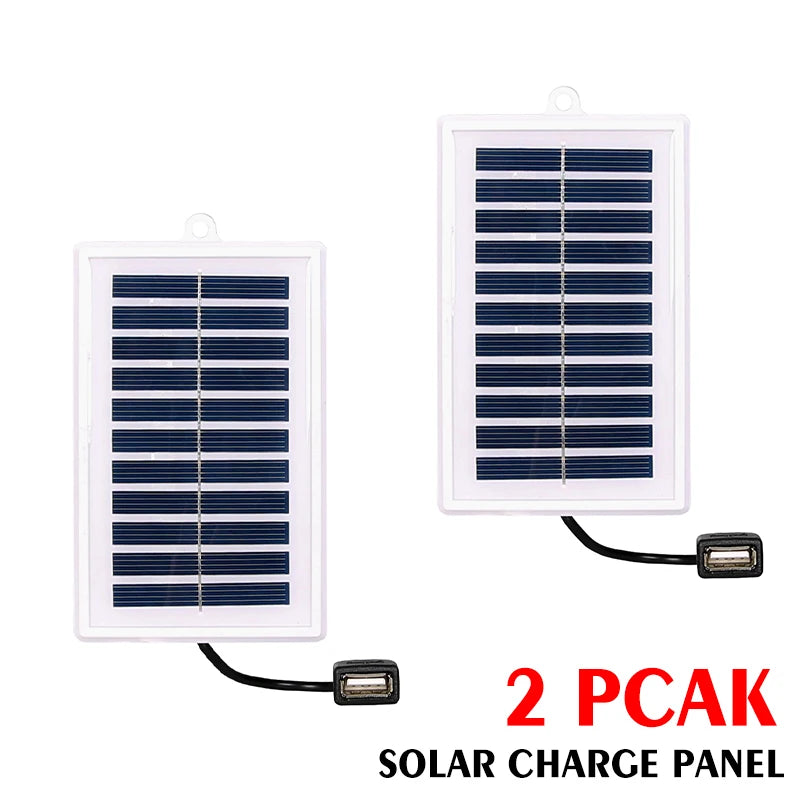 Portable Solar Charger – USB Output, LED Flashlight & Fan | Camping & Travel | NeoCharge