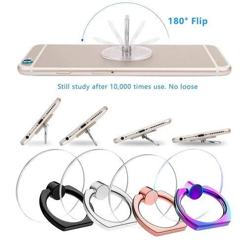 360° Rotating Phone Grip & Stand – Universal Finger Holder for iPhone & Android | 6 Colors