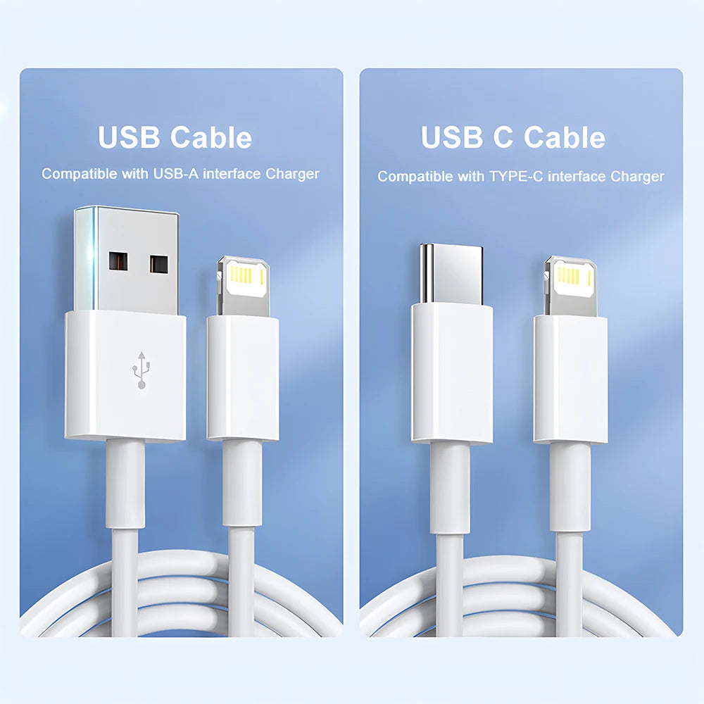 40W Fast Charging USB-C Cable – iPhone 15, 16 & USB-C Compatible | 0.25m, 1m, 2m